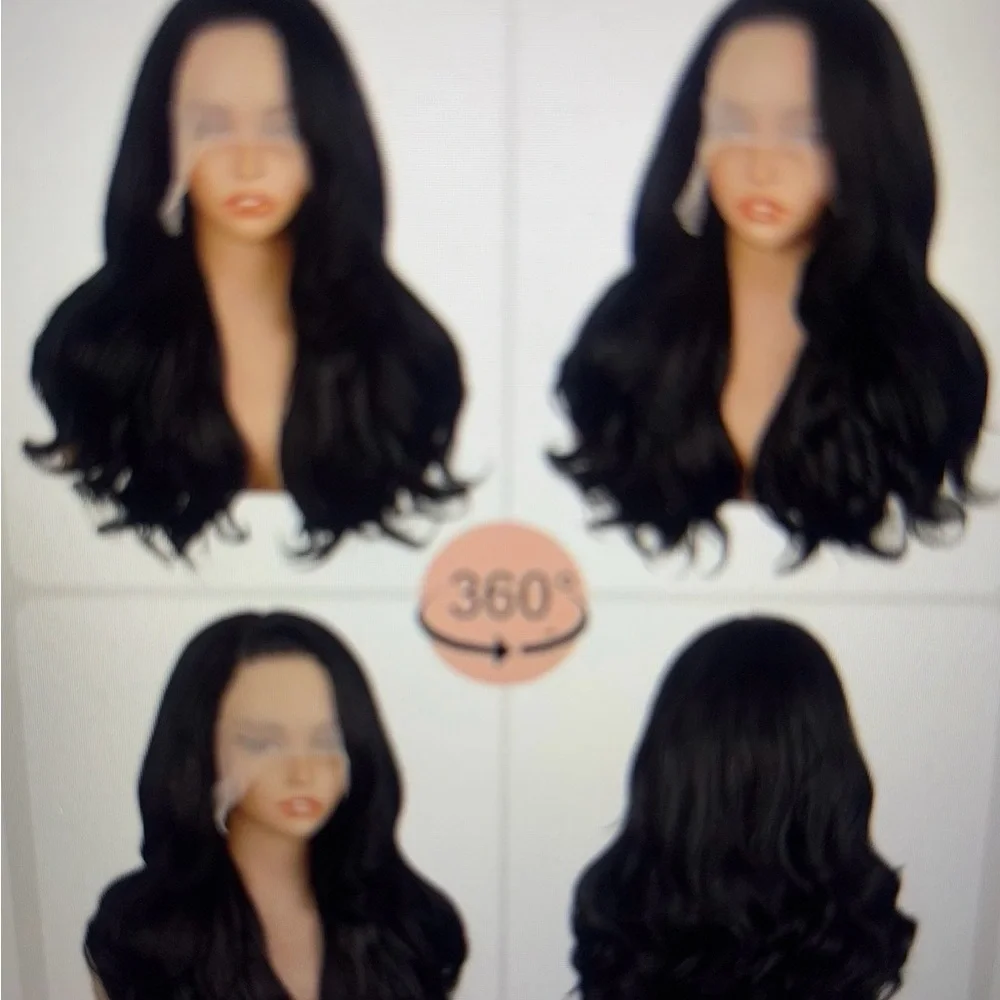Light Yaki Lace Front Synthetic Body Wig (13 x 6 HD Transparent Lace)